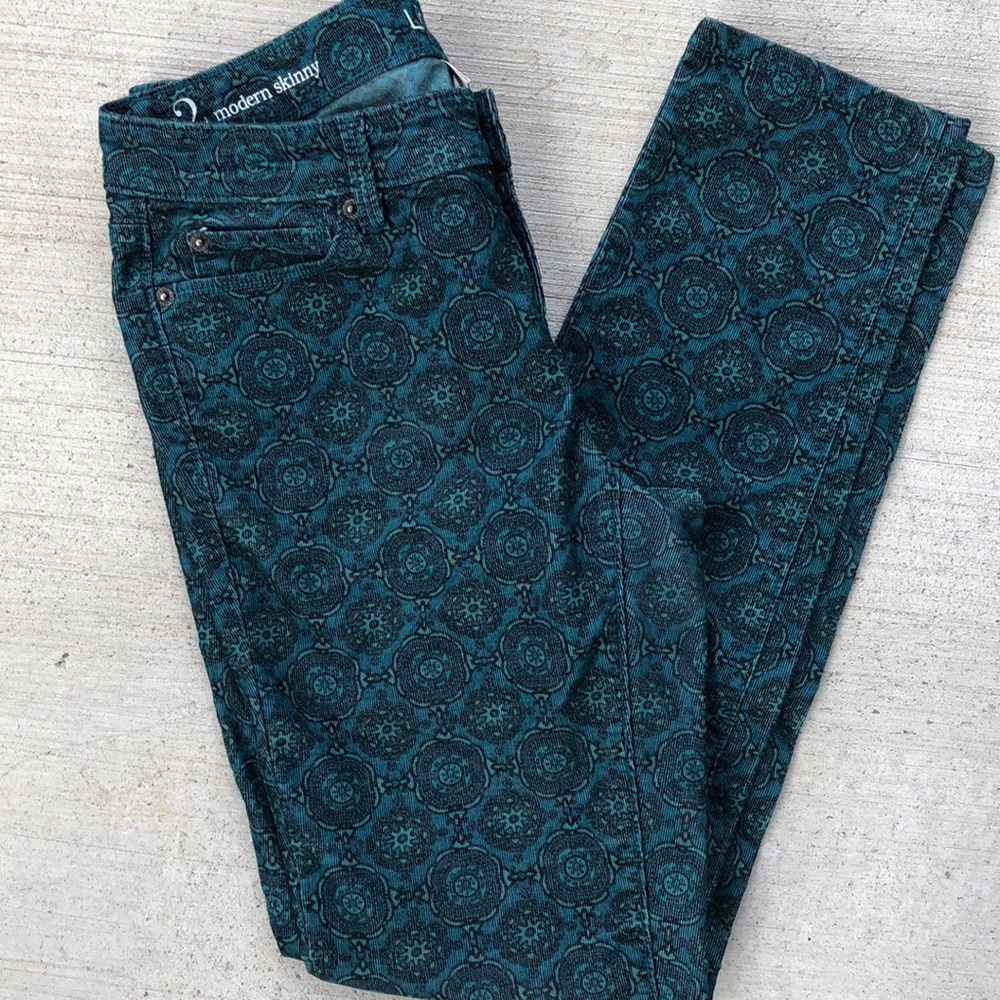 LOFT fine wale corduroy skinny jeans 2/30 inseam